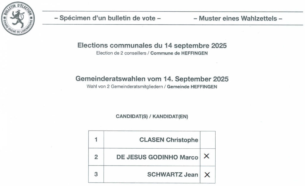 aide électorale pour les élections complémentaires 2025